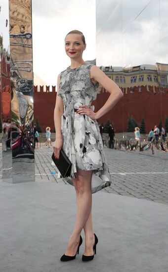 Dior fashion show on Red Square