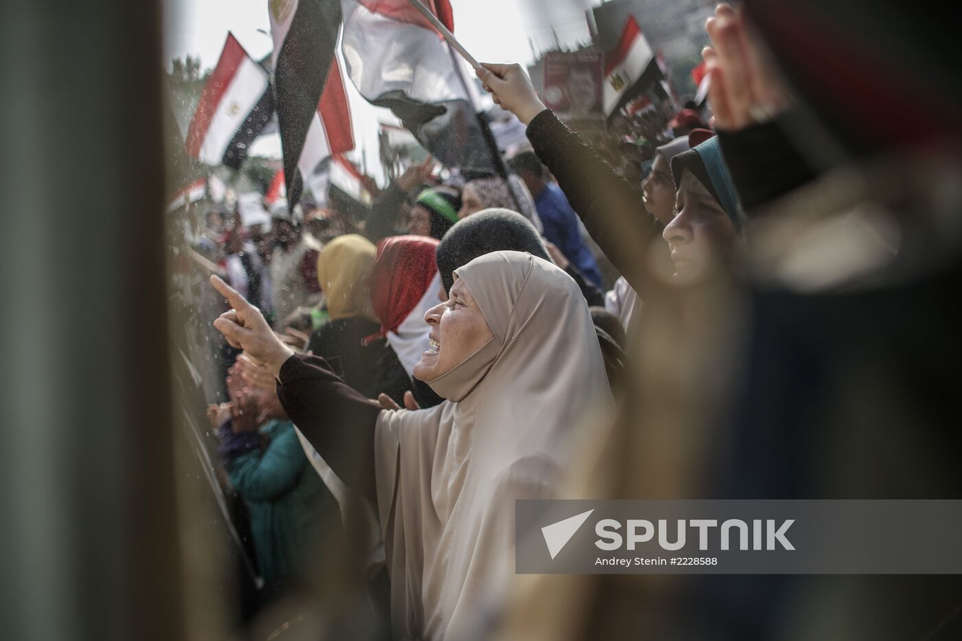 Rally in support of Mohamed Morsi in Cairo