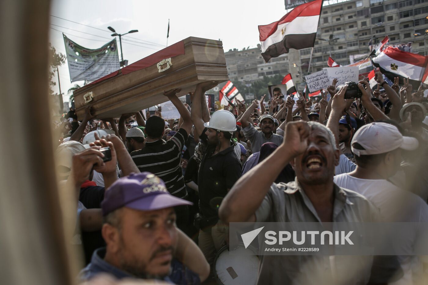 Rally in support of Mohamed Morsi in Cairo