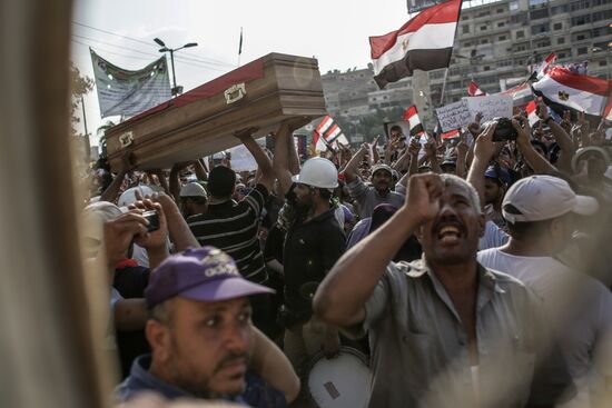 Rally in support of Mohamed Morsi in Cairo