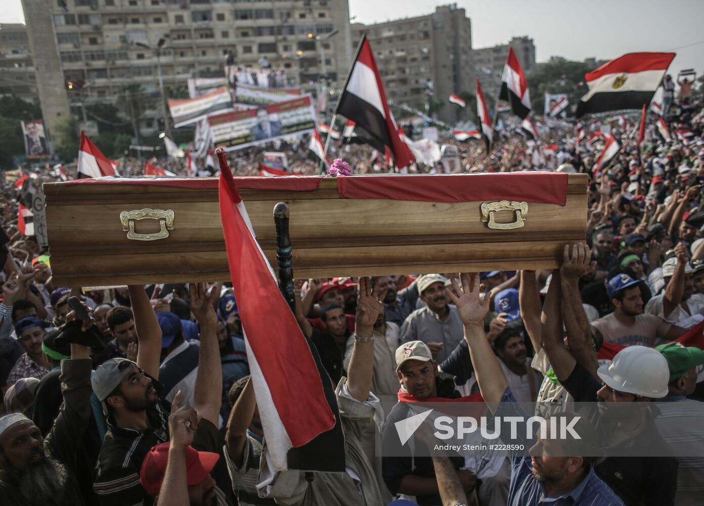 Rally in support of Mohamed Morsi in Cairo