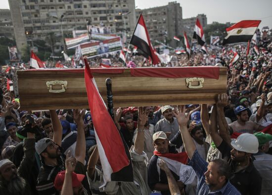 Rally in support of Mohamed Morsi in Cairo