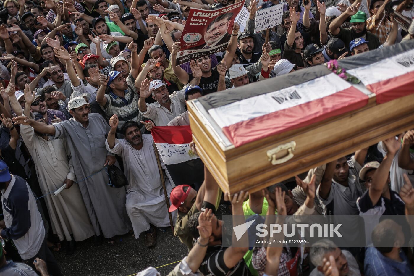 Rally in support of Mohamed Morsi in Cairo