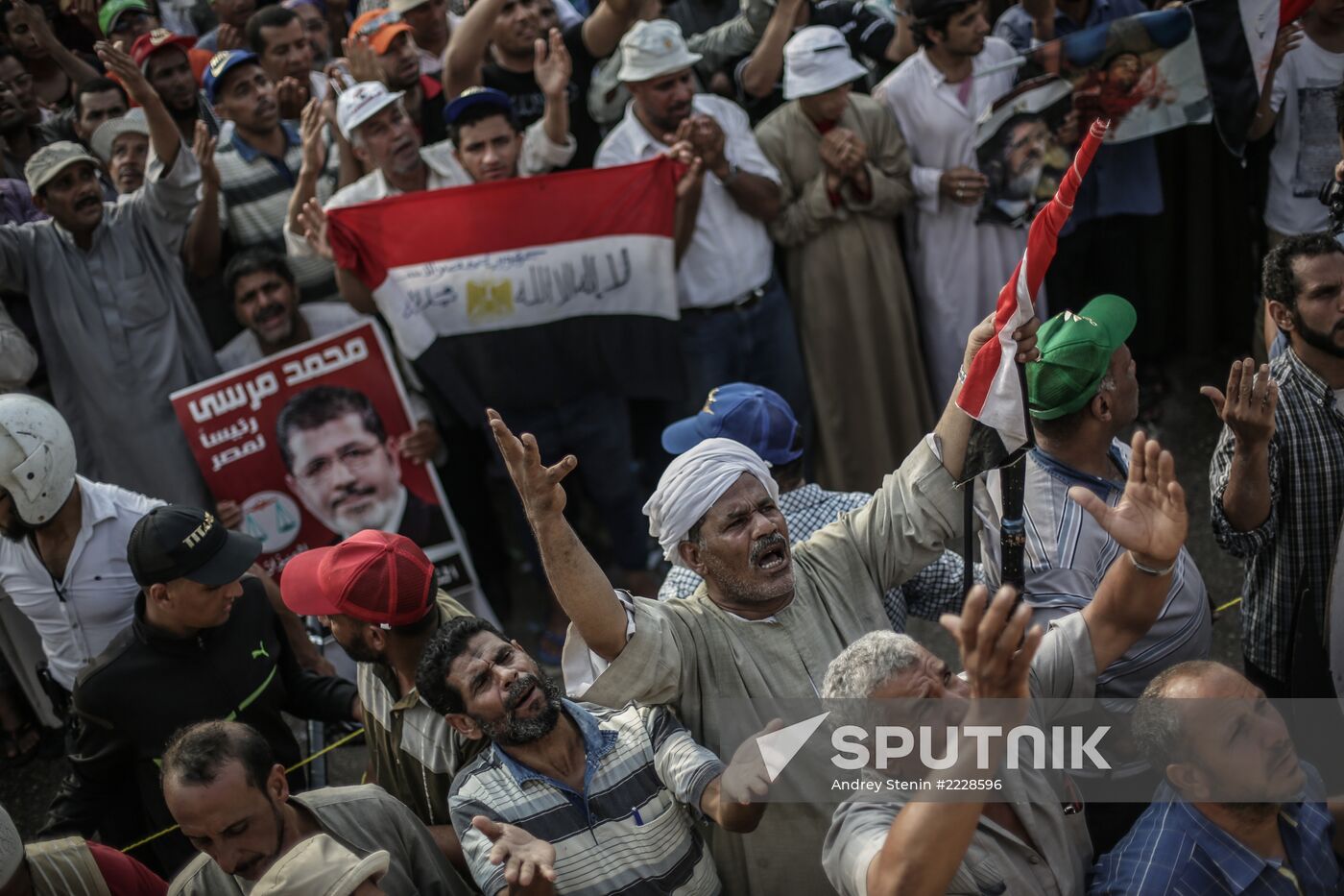 Rally in support of Mohamed Morsi in Cairo