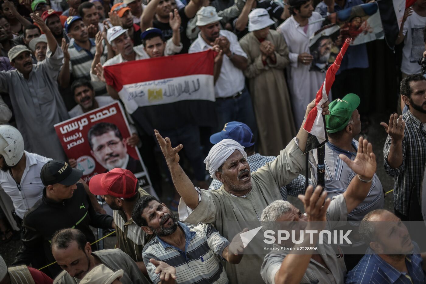 Rally in support of Mohamed Morsi in Cairo