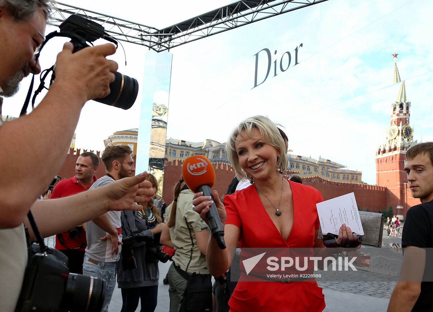 Dior fashion show on Red Square
