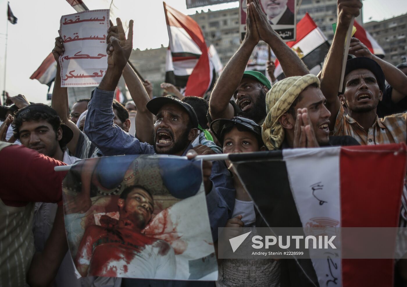 Rally in support of Mohamed Morsi in Cairo