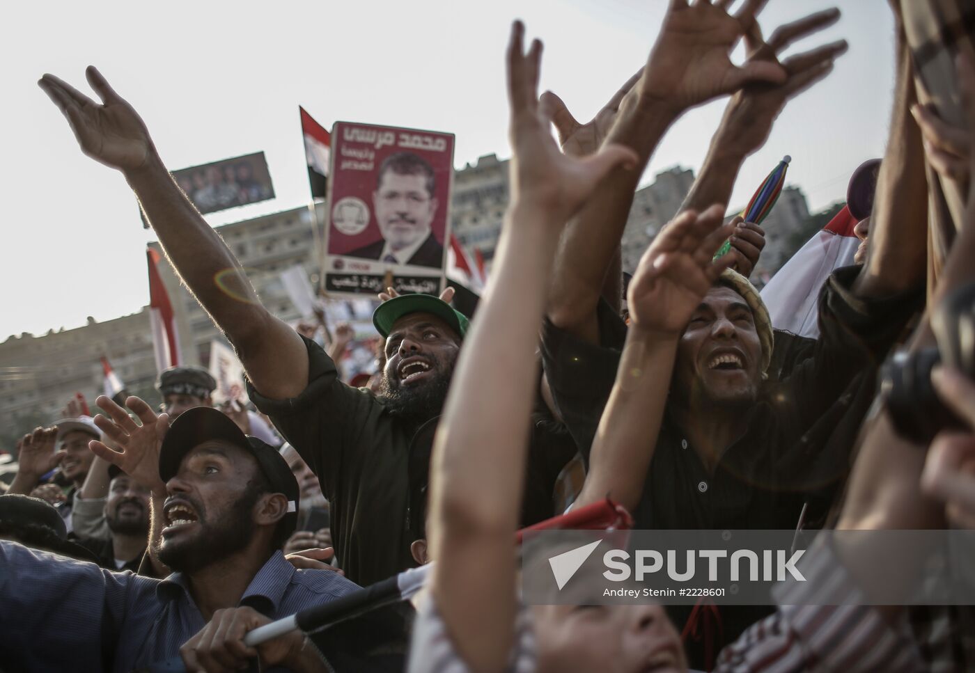 Rally in support of Mohamed Morsi in Cairo
