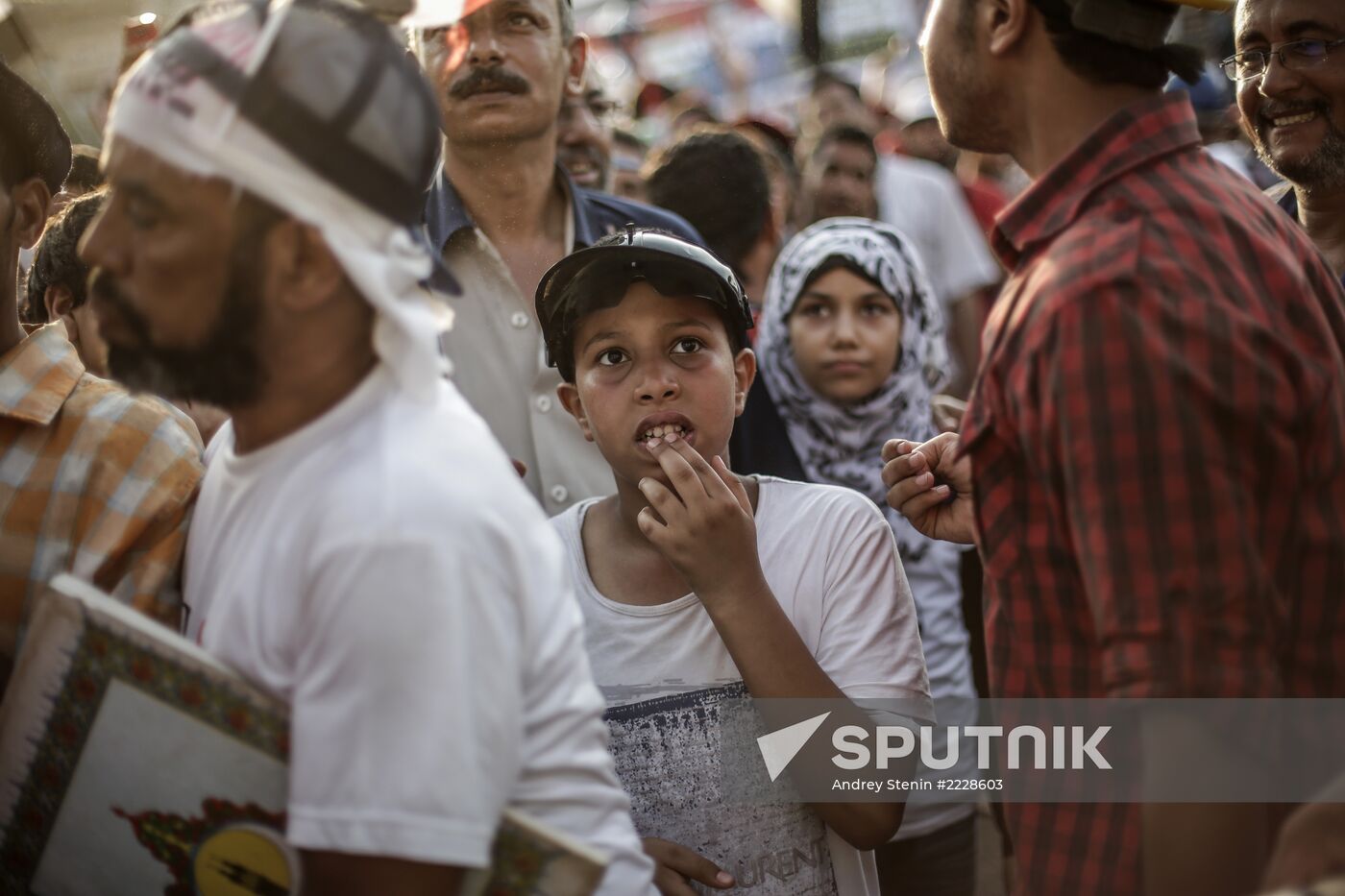 Rally in support of Mohamed Morsi in Cairo