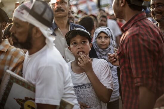 Rally in support of Mohamed Morsi in Cairo