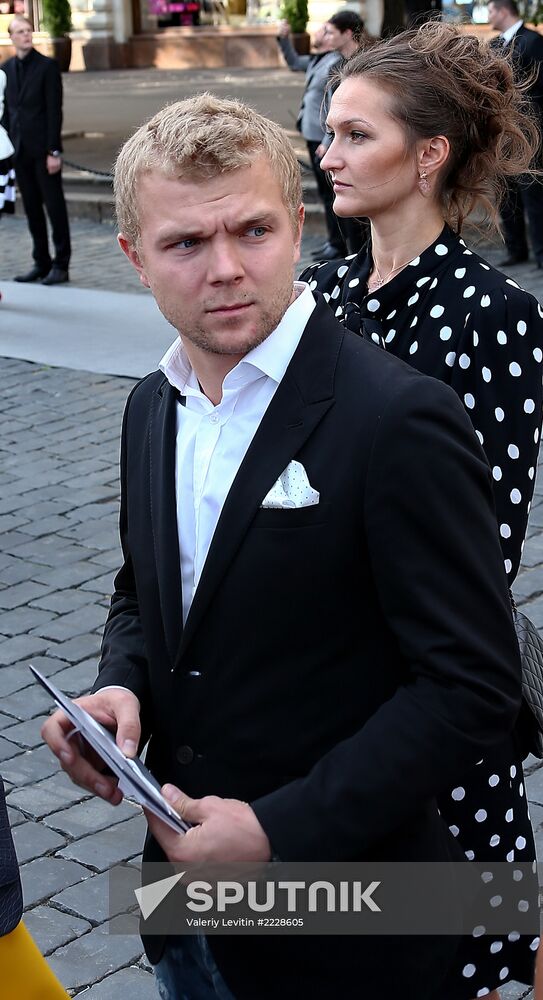 Dior fashion show on Red Square