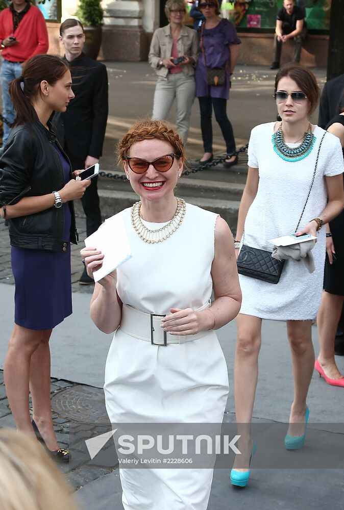 Dior fashion show on Red Square