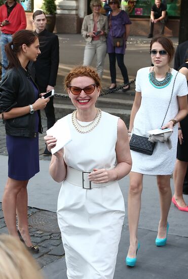Dior fashion show on Red Square