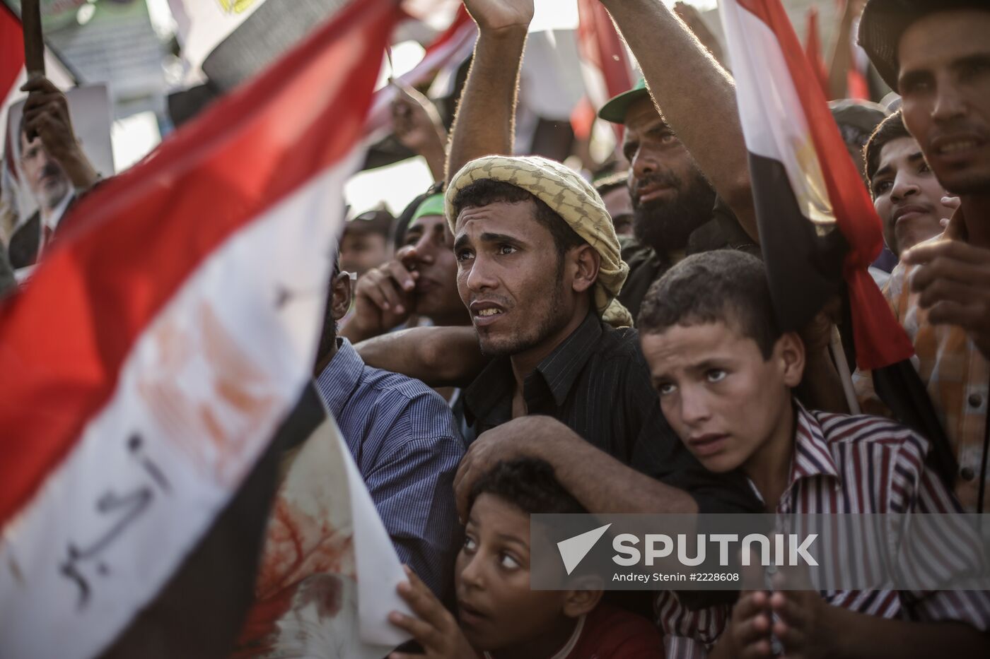 Rally in support of Mohamed Morsi in Cairo