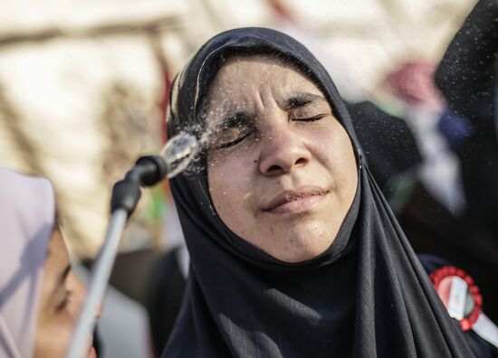 Rally in support of Mohamed Morsi in Cairo