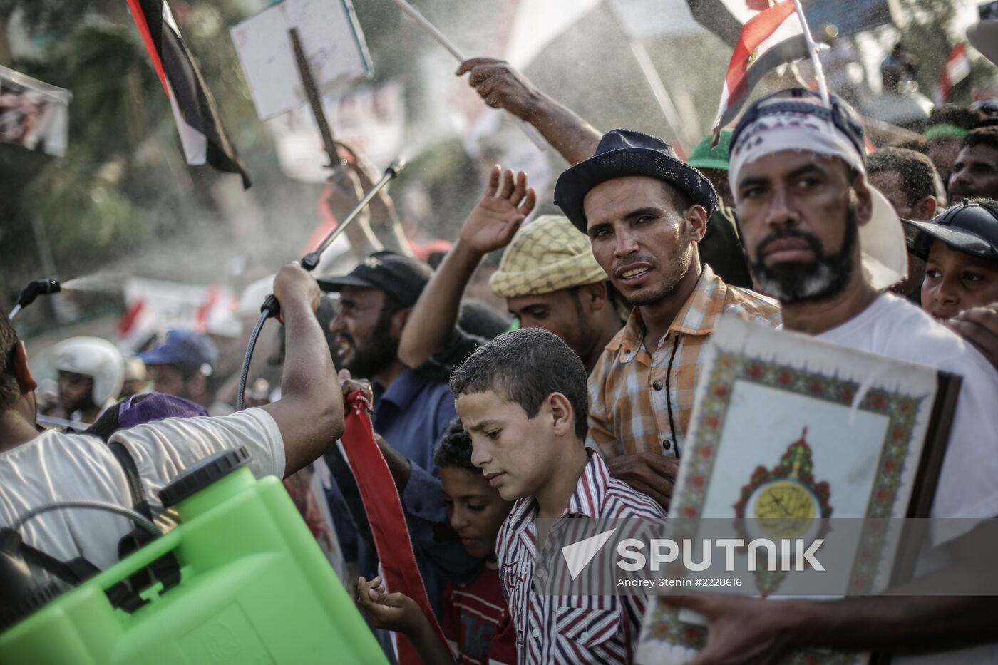 Rally in support of Mohamed Morsi in Cairo