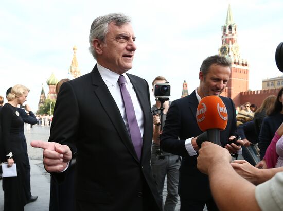 Dior fashion show on Red Square