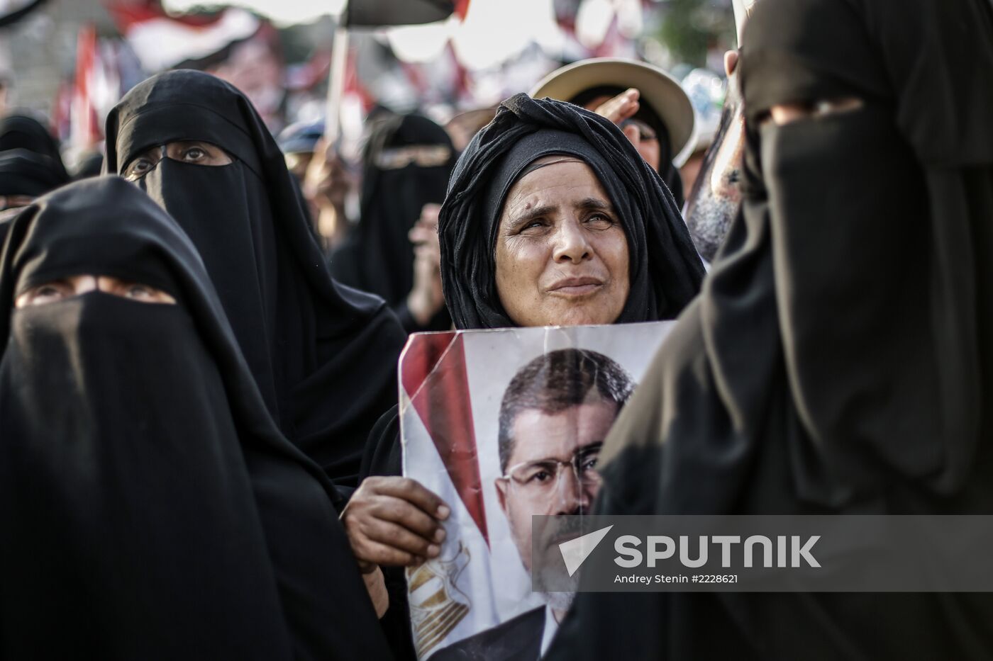 Rally in support of Mohamed Morsi in Cairo