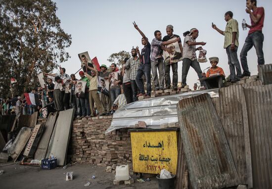 Rally in support of Mohamed Morsi in Cairo