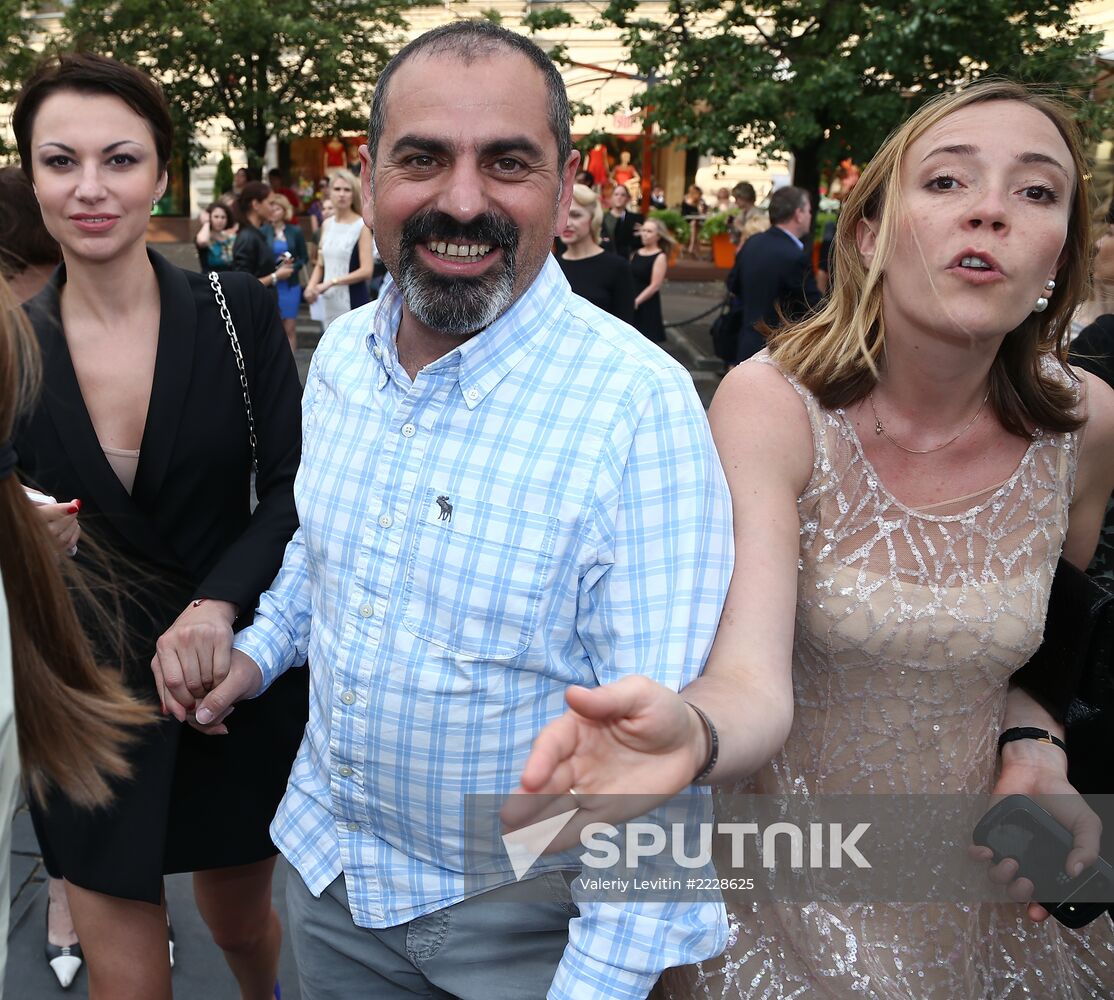 Dior fashion show on Red Square