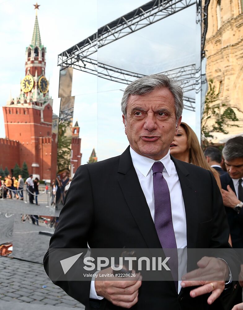 Dior fashion show on Red Square