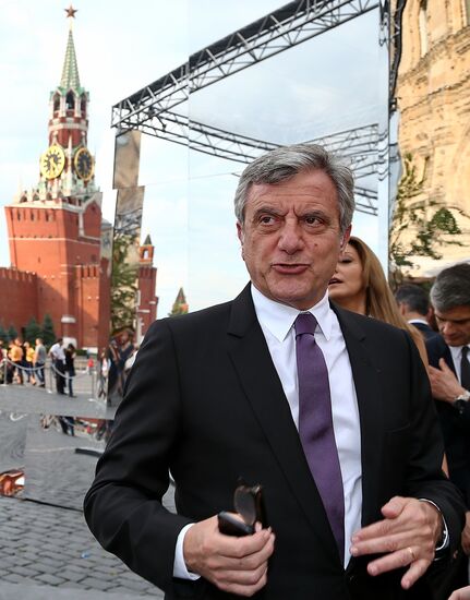 Dior fashion show on Red Square