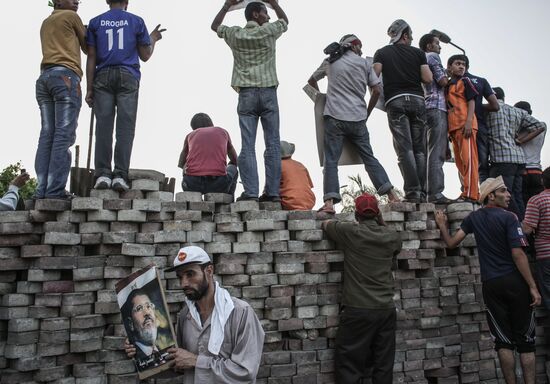 Rally in support of Mohamed Morsi in Cairo