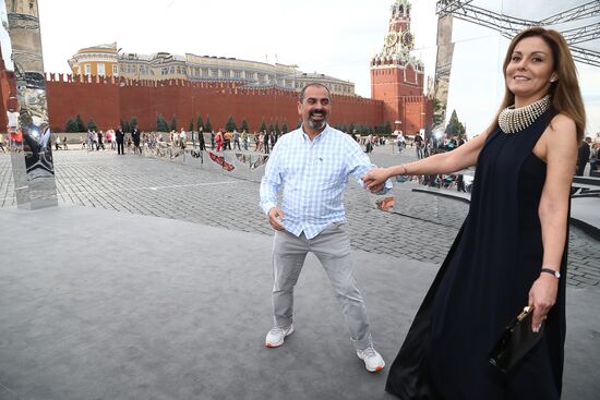 Dior fashion show on Red Square