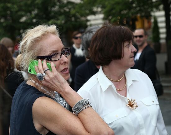 Dior fashion show on Red Square