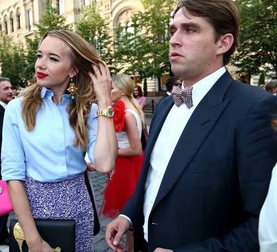 Dior fashion show on Red Square