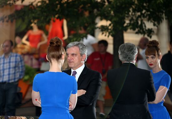 Dior fashion show on Red Square