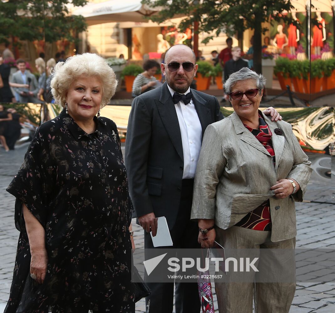 Dior fashion show on Red Square