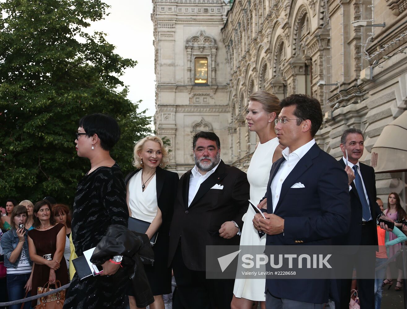 Dior fashion show on Red Square