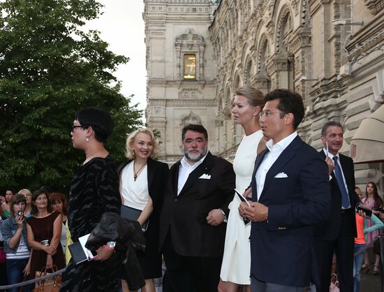 Dior fashion show on Red Square