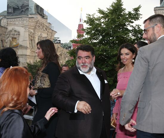 Dior fashion show on Red Square