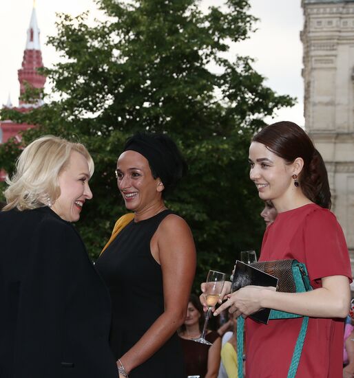 Dior fashion show on Red Square