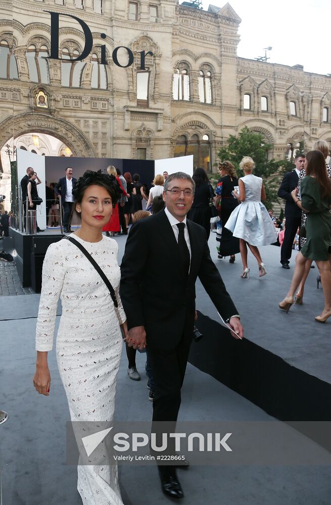Dior fashion show on Red Square