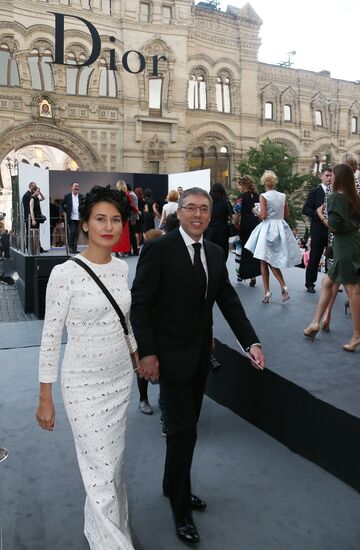 Dior fashion show on Red Square