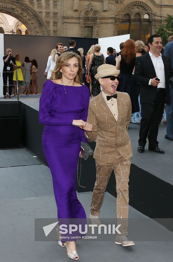 Dior fashion show on Red Square