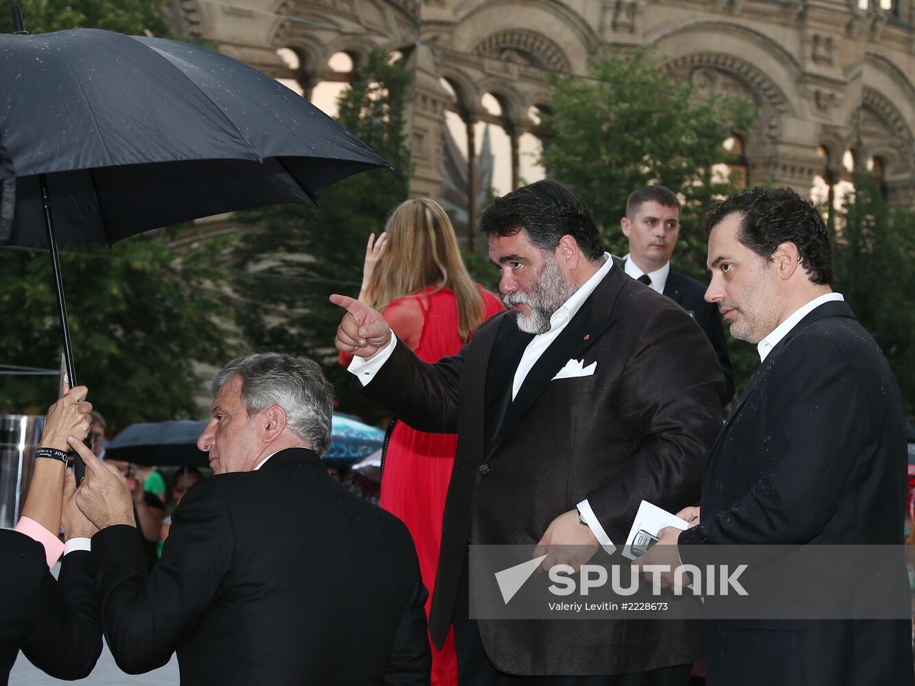 Dior fashion show on Red Square