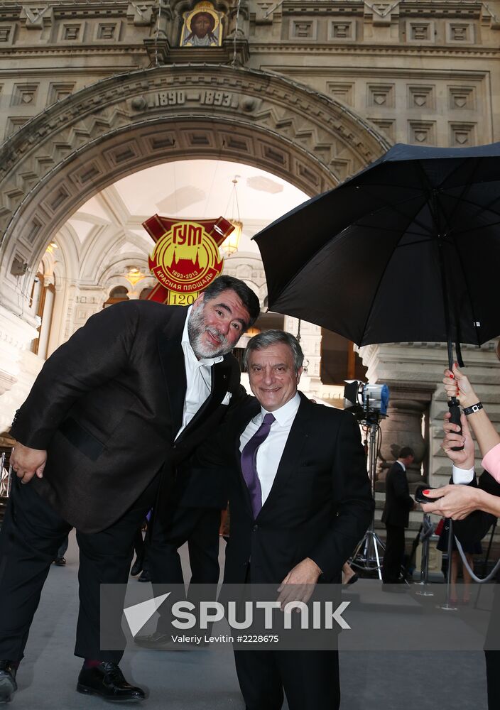 Dior fashion show on Red Square