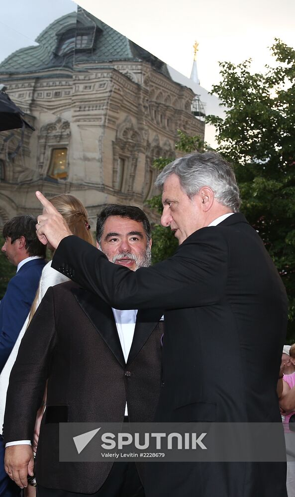 Dior fashion show on Red Square