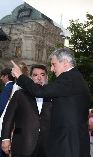Dior fashion show on Red Square