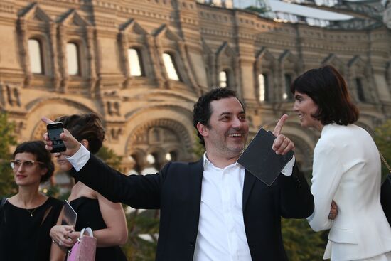 Dior fashion show on Red Square