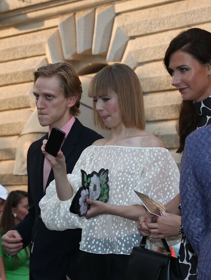 Dior fashion show on Red Square
