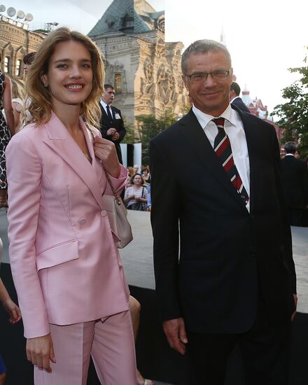 Dior fashion show on Red Square