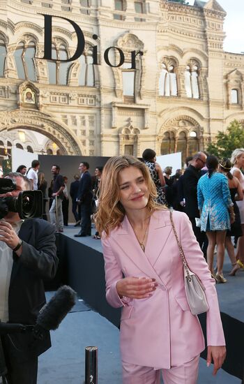 Dior fashion show on Red Square