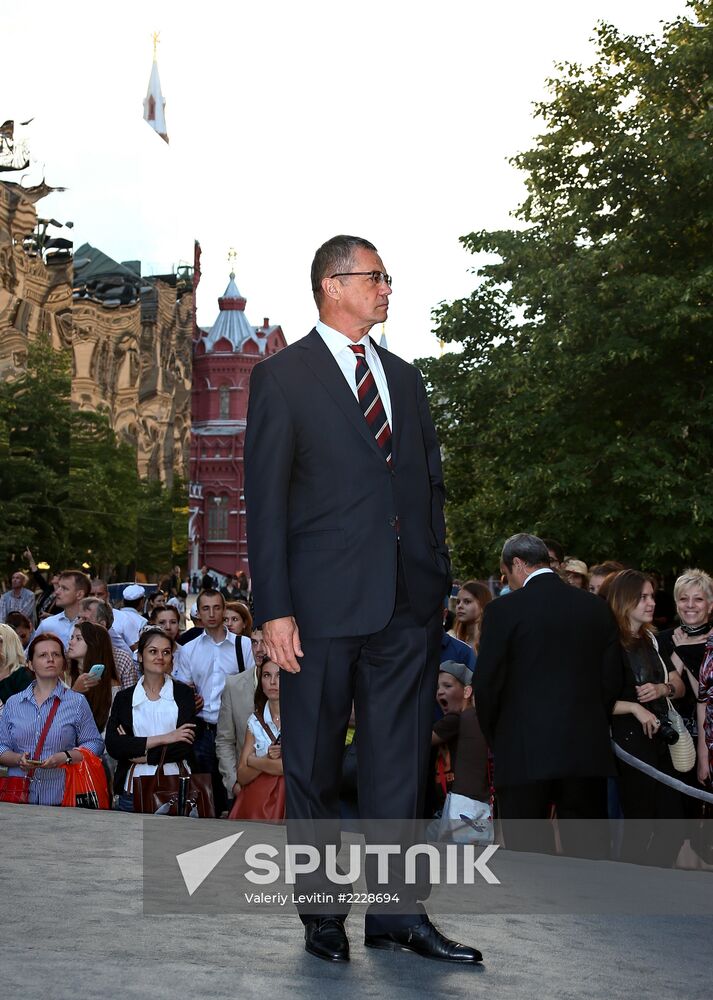 Dior fashion show on Red Square