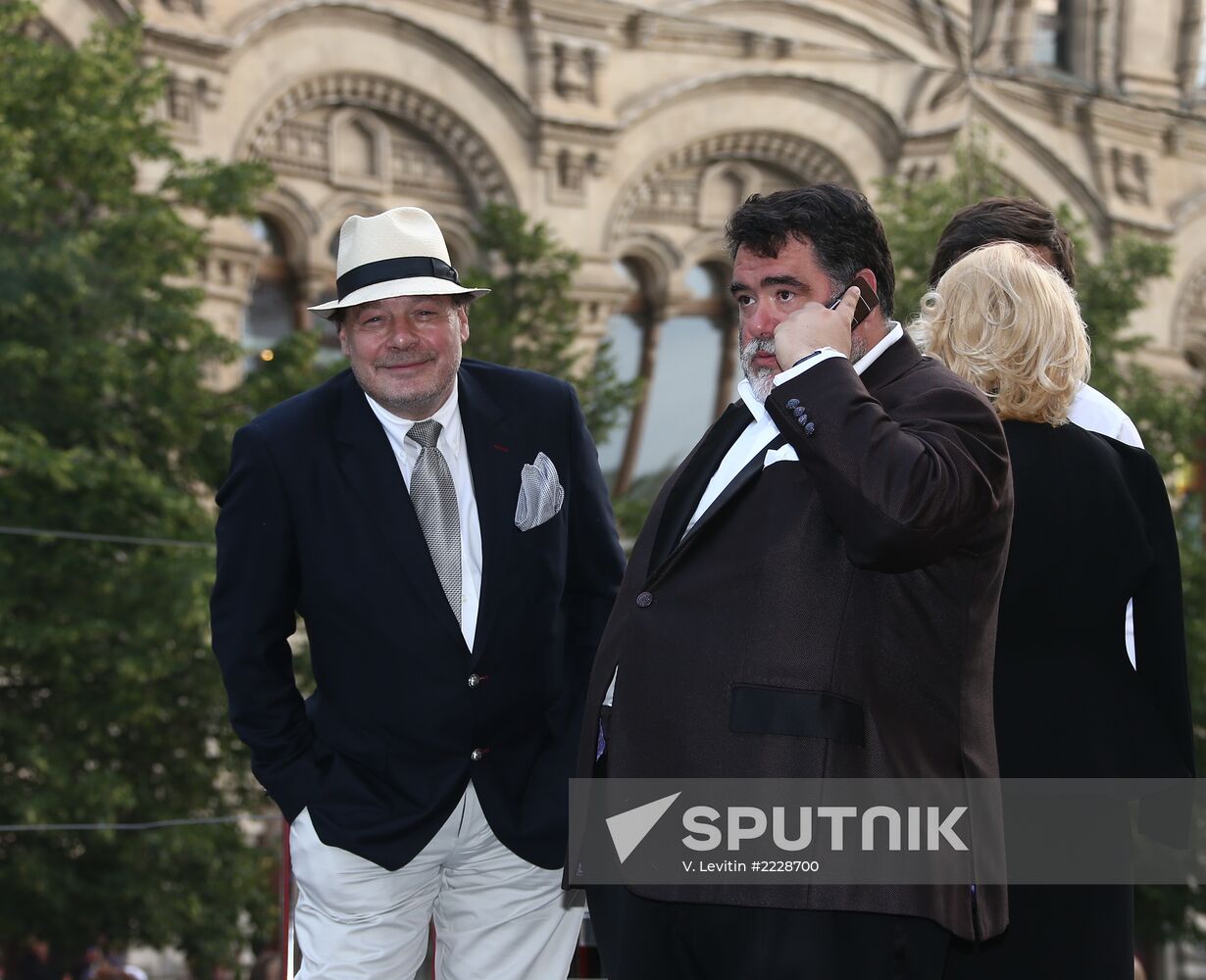 Dior fashion show on Red Square