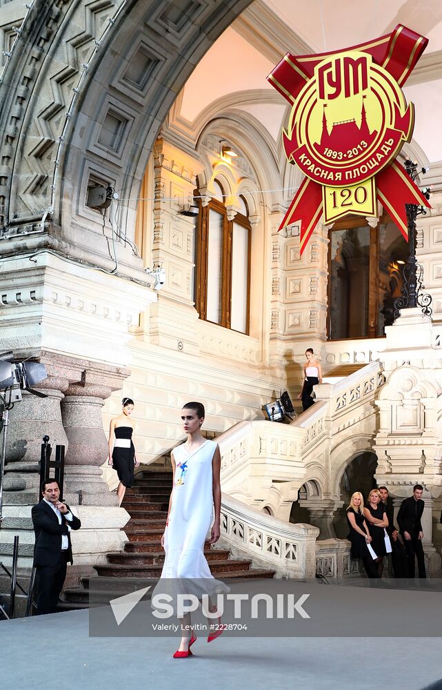 Dior fashion show on Red Square